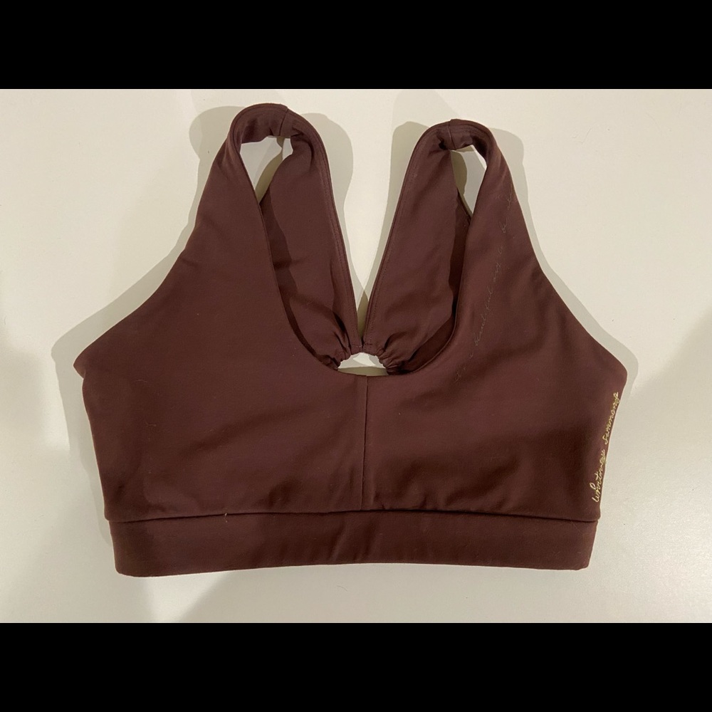 Brown Whitney Simmons V2 Gymshark Sports Bra